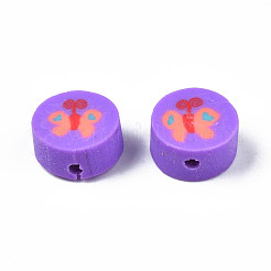 Handmade Polymer Clay Bead Strands&nbsp;CLAY-N006-77