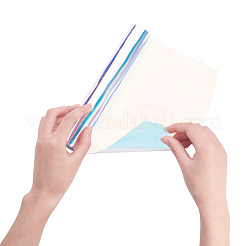 Clear Glitter PVC Vinyl Fabrics&nbsp;DIY-WH0100-A-01
