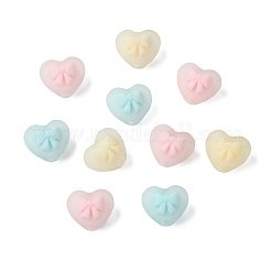 45Pcs 3 Colors Rubberized Style Opaque Acrylic Beads&nbsp;OACR-CJ0002-56