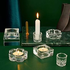 9Pcs 3 Style Glass Dappen Dish/Lid Bowl Cup Crystal Dish&nbsp;MRMJ-FH0001-15
