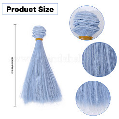 8Pcs 8 Colors PP Doll Wig Hair&nbsp;AJEW-GL0002-34A