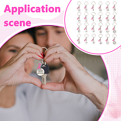 24Pcs 12 Style Alloy Keychain&nbsp;KEYC-PH01551