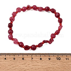 Dyed Natural Moonstone Beads Bracelets&nbsp;GG-CBA05D5-02A-04
