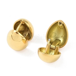 Teardrop 304 Stainless Steel Hoop Earrings for Women&nbsp;EJEW-G390-03G-01