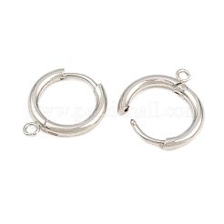 Brass Hoop Earring Findings&nbsp;KK-CBA8A92-01P