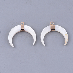 Freshwater Shell Pendants&nbsp;SHEL-T012-58G