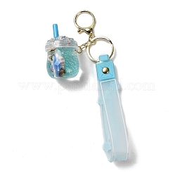 Mixed Bottle Acrylic Pendant Keychain Decoration&nbsp;KEYC-D018-06