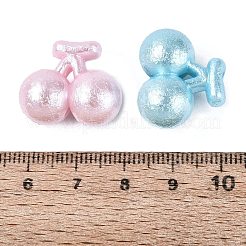 Textured Opaque Acrylic Beads&nbsp;OACR-N160-13