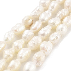 Natural Keshi Pearl Cultured Freshwater Pearl Beads Strands&nbsp;PEAR-P062-19