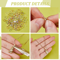 100Pcs 4 Colors Brass Snap on Bails&nbsp;KK-WR0001-47