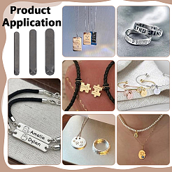 3Pcs 3 Styles Steel Leather Stamps&nbsp;AJEW-BC0008-98B