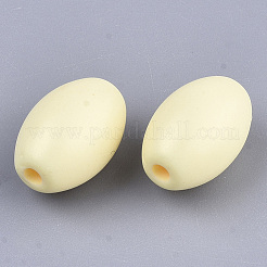 Spray Painted Acrylic Beads&nbsp;MACR-T037-02