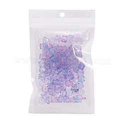 Two Tone Transparent Spray Painted Acrylic Bead&nbsp;X-ACRP-T005-26