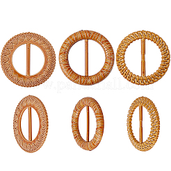 6Pcs 3 Styles Plastic Buckles&nbsp;DIY-GF0013-12