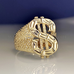 Dollar Sign Zinc Alloy Finger Rings for Men&nbsp;FS-WG78023-04