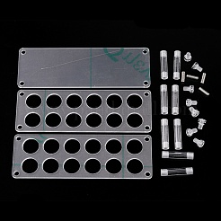 Acrylic Multi-Use Colorimetrical Cylinder Tube Display Racks&nbsp;AJEW-WH0258-608