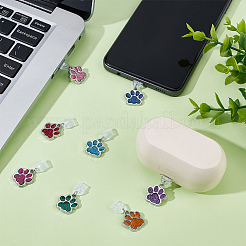 8Pcs 8 Styles Plastic Mobile Dustproof Plugs&nbsp;HJEW-OC00183