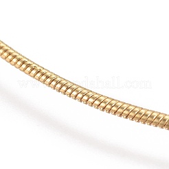 Brass Round Snake Chain Necklaces Making&nbsp;MAK-L025-02G