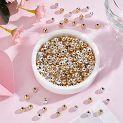 200Pcs 2 Colors Brass Spacer Beads&nbsp;KK-BBC0023-58D