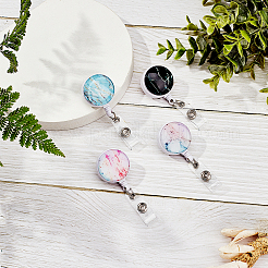 ABS Plastic Retractable Badge Reel&nbsp;AJEW-GF0001-74