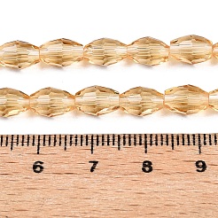 Transparent Glass Beads Strands&nbsp;EGLA-A037-T6x8mm-D05