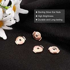 2Pairs Sterling Silver Ear Nuts&nbsp;STER-CN0001-07A