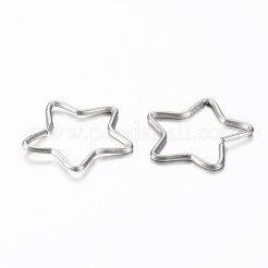 Tarnish Resistant 304 Stainless Steel Keychain Clasp Findings&nbsp;STAS-G161-07B