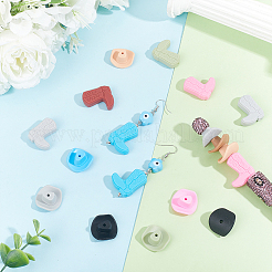 32Pcs 16 Styles Cowboy Theme Food Grade Eco-Friendly Silicone Beads&nbsp;SIL-PH0001-42