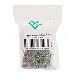Multicolor 1 Box Length 37mm Round Ball Map Tacks Push Pins with Needle Points&nbsp;FIND-N0002-001-B