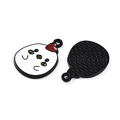 Spray Painted Alloy Enamel Pendants&nbsp;ENAM-T020-30-RS