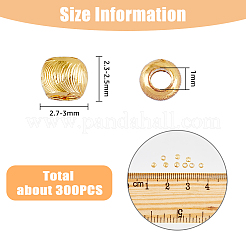 300Pcs Brass Beads&nbsp;KK-HY0001-05