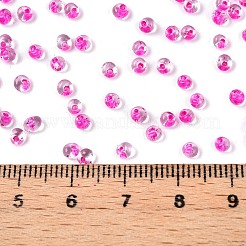 8/0 Inside Colours Transparent Glass Seed Beads&nbsp;SEED-T007-06I