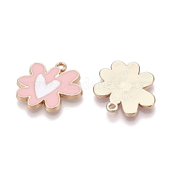 Rack Plating Alloy Enamel Pendants&nbsp;ENAM-N056-344D