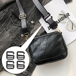 Zinc Alloy Slider Buckles&nbsp;FIND-WH0002-85B