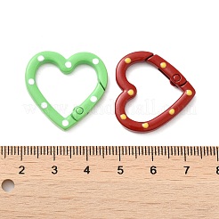 Spray Painted Alloy Spring Gate Ring&nbsp;PALLOY-H131-01