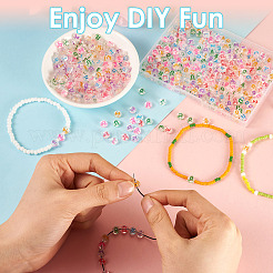 500Pcs 5 Styles Transparent Clear Acrylic Beads&nbsp;MACR-TA0002-23