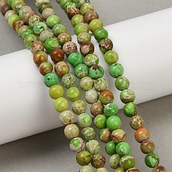 Dyed Natural Regalite/Imperial Jasper/Sea Sediment Jasper Beads Strands&nbsp;G-B124-C04-06