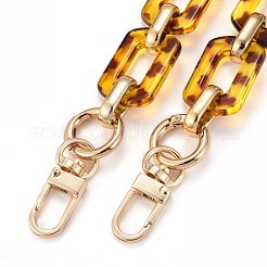 Transparent Acrylic and CCB Plastic Chains Bag Handles&nbsp;AJEW-BA00080