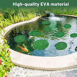 30Pcs 5 Styles Artificial EVA Foam Lotus Leaf&nbsp;AJEW-CA0005-18