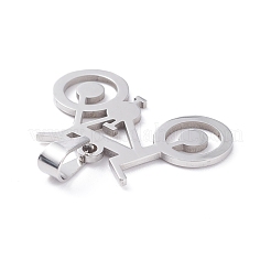 Tarnish Resistant Boy Jewelry Original Color 201 Stainless Steel Bicycle Bike Pendants&nbsp;STAS-I032-223