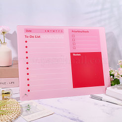 Rectangle Acrylic Dry-Erase Planner Board&nbsp;AJEW-WH0609-958A