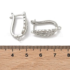 Brass Earring Findings&nbsp;KK-D226-07P