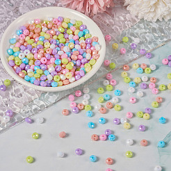 70G 7 Colors AB Color Opaque Resin Beads&nbsp;RESI-TA0002-88