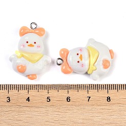 Rooster Resin Pendants&nbsp;RESI-U004-02E