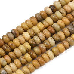 Natural Huanglong Jade Beads Strands&nbsp;G-L647-D02-4x6mm