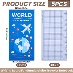 Diary Travel Notebook Plastic Sheet&nbsp;OFST-CP0001-20B