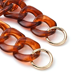 Acrylic Curban Chain Bag Handles&nbsp;FIND-WH0111-98