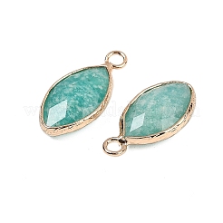 Natural Amazonite Faceted Pendants&nbsp;G-G193-01G-06