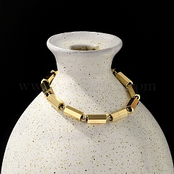 304 Stainless Steel Hexagon Link Chain Bracelets for Women Men&nbsp;BJEW-F488-16G