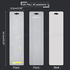 64 Pcs 2 Styles Paper Hair Clip Display Cards&nbsp;CDIS-NB0001-16